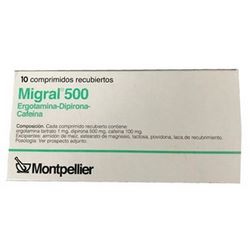 Migral 500 mg. x 10 comprimidos